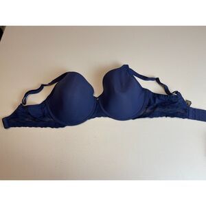 NWOT Natori Navy Blue Lace T-Shirt Bra – 36G, Full Coverage Support